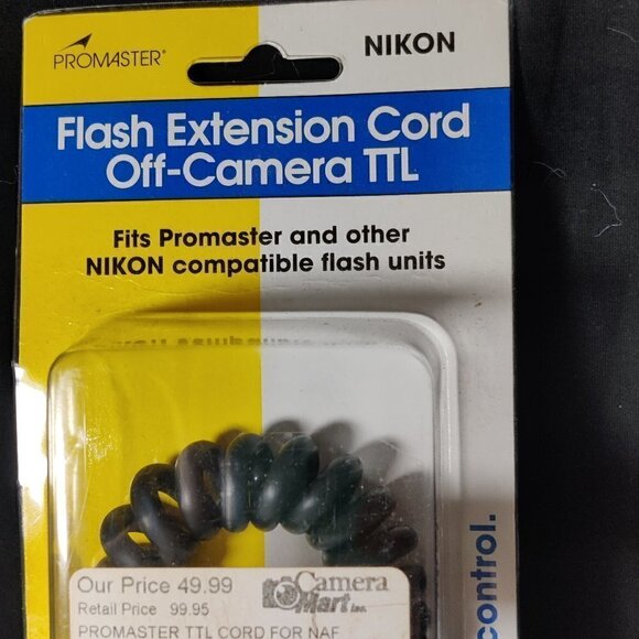 Promaster Nikon Flash Extension Cord Off-Camera TTL - Picture 1 of 5